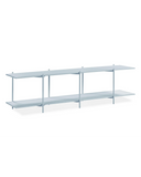 Cross Shelving Unit Low - Glacier