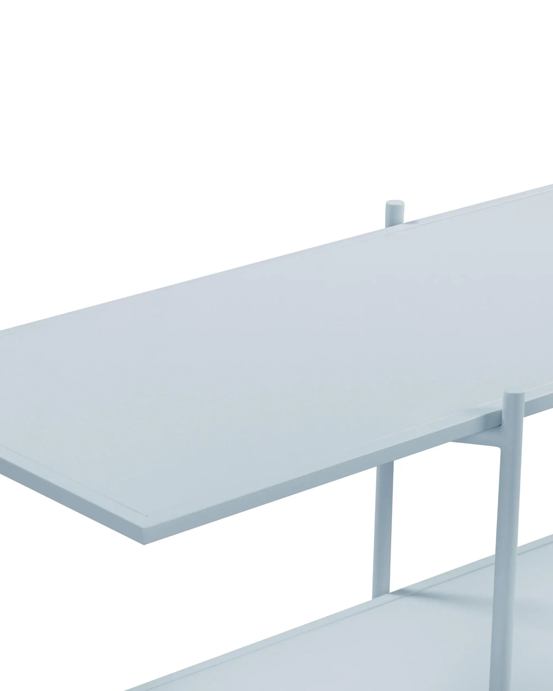 Cross Shelving Unit Low - Glacier