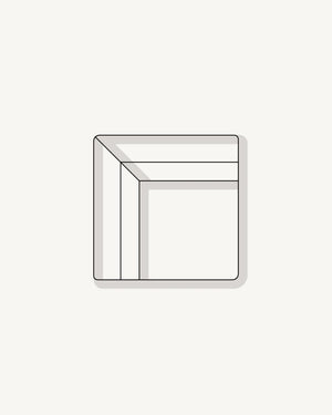Melt Corner Sofa Module - Tate Biscotti