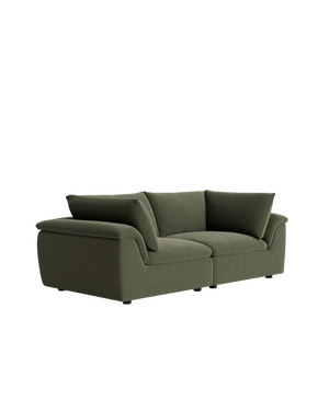 Melt 3 Seater Sofa - Eden Leaf