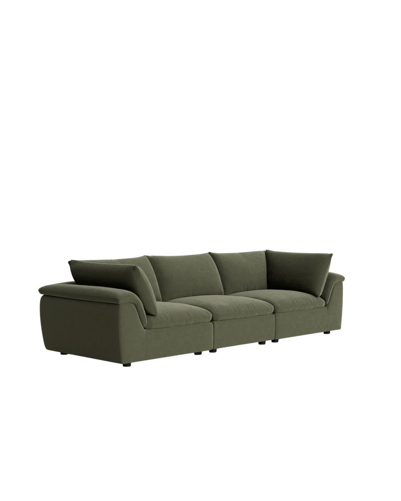Melt 4 Seater Sofa - Eden Leaf