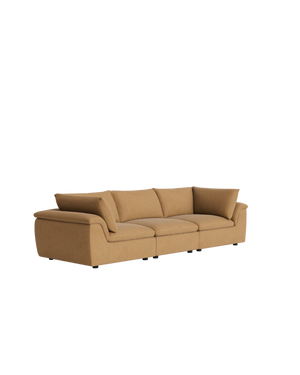 Melt 4 Seater Sofa - Fossil Fawn