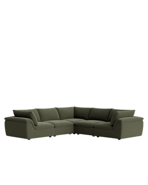 Melt Corner Sofa - Eden Leaf