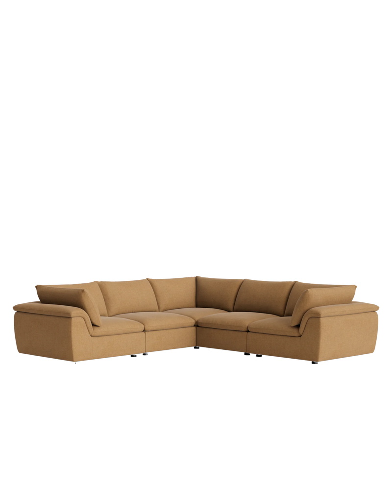 Melt Corner Sofa - Fossil Fawn