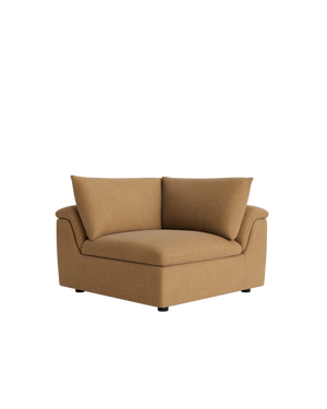 Melt Corner Sofa Module - Fossil Fawn