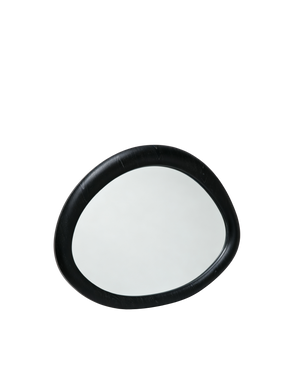 Mirage Wall Mirror 100cm x 80cm - Black