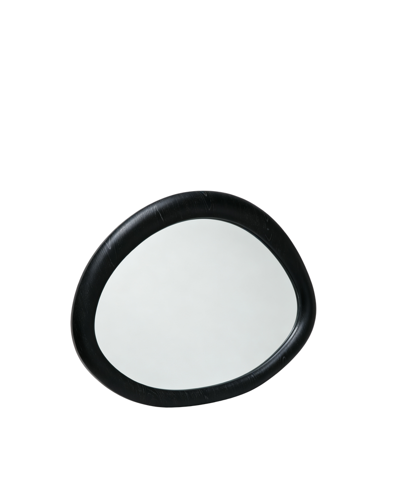 Mirage Wall Mirror 100cm x 80cm - Black