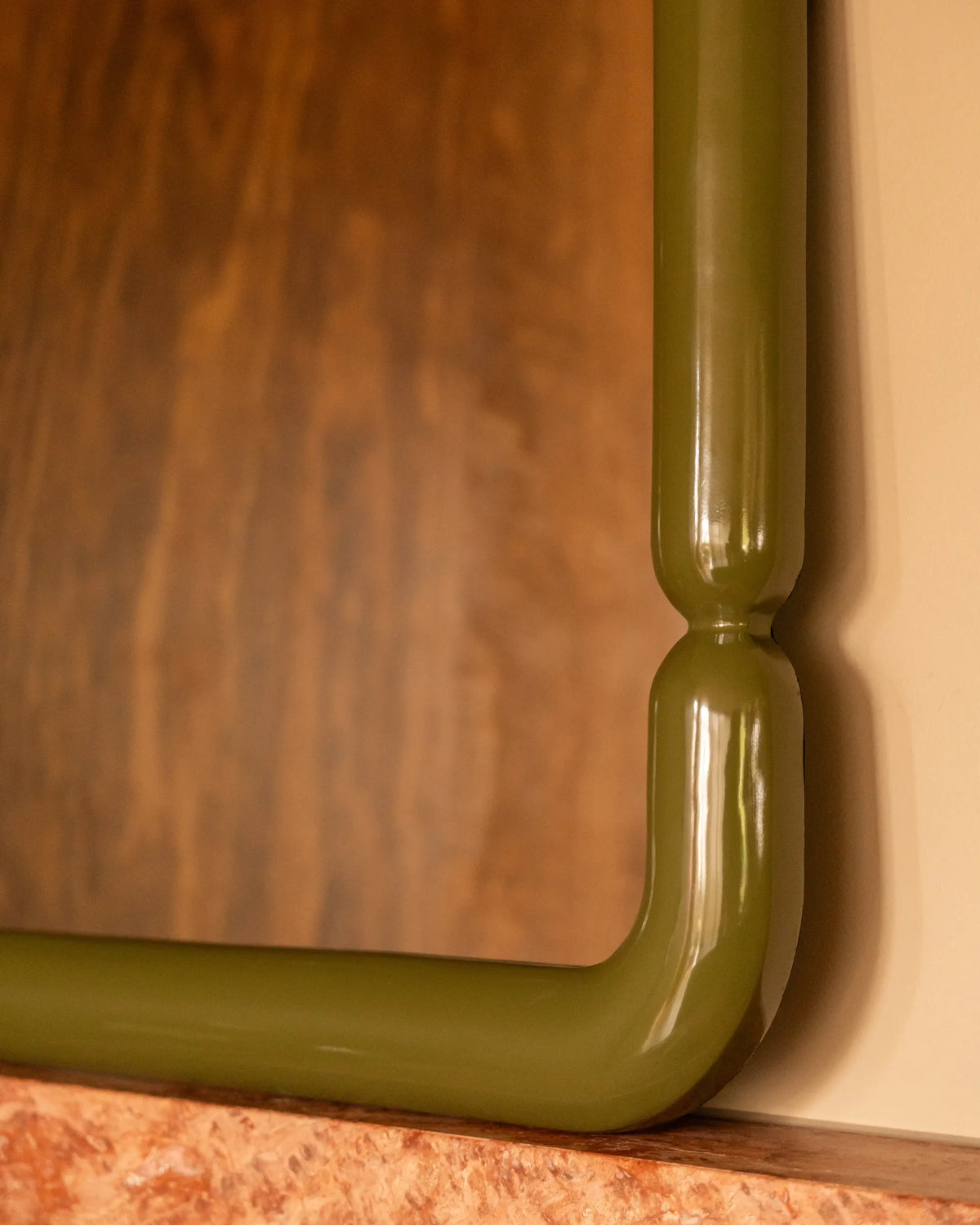Puff Wall Mirror
90cm x 90cm -
Olive