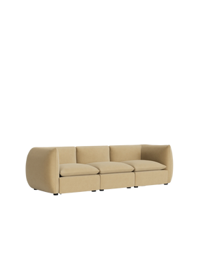 Muro 4 Seater Sofa - Silas Honey