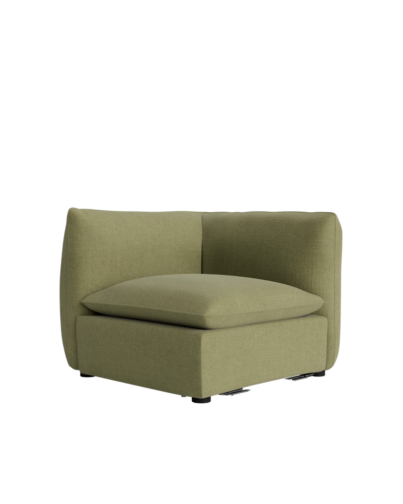 Muro Corner Sofa Module - Fossil Eucalyptus