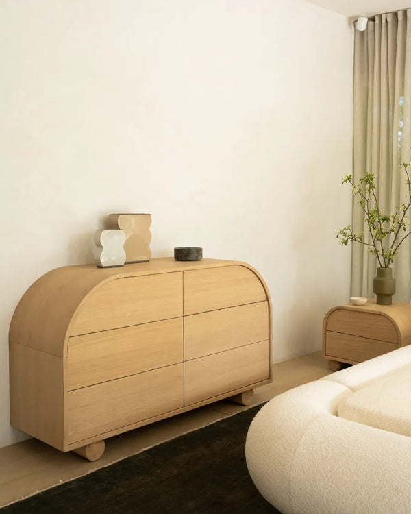 Muse 6 Drawer Chest - Oak