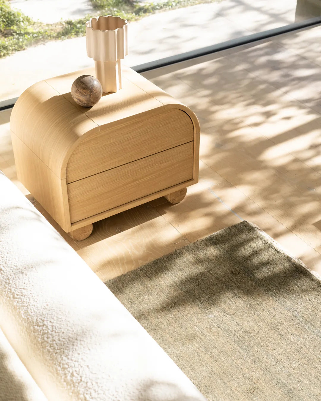 Muse Bedside Table - Oak