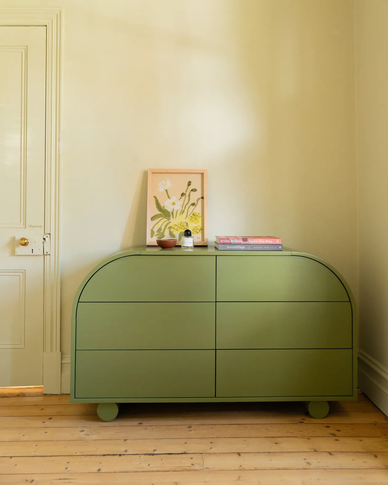 Muse 6 Drawer Chest - Olive