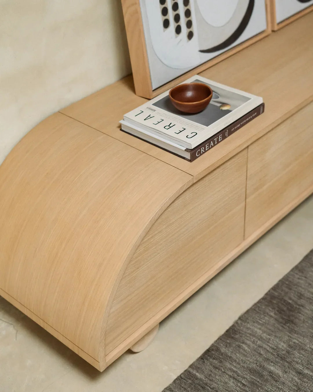 Muse Entertainment Unit 300cm - Oak