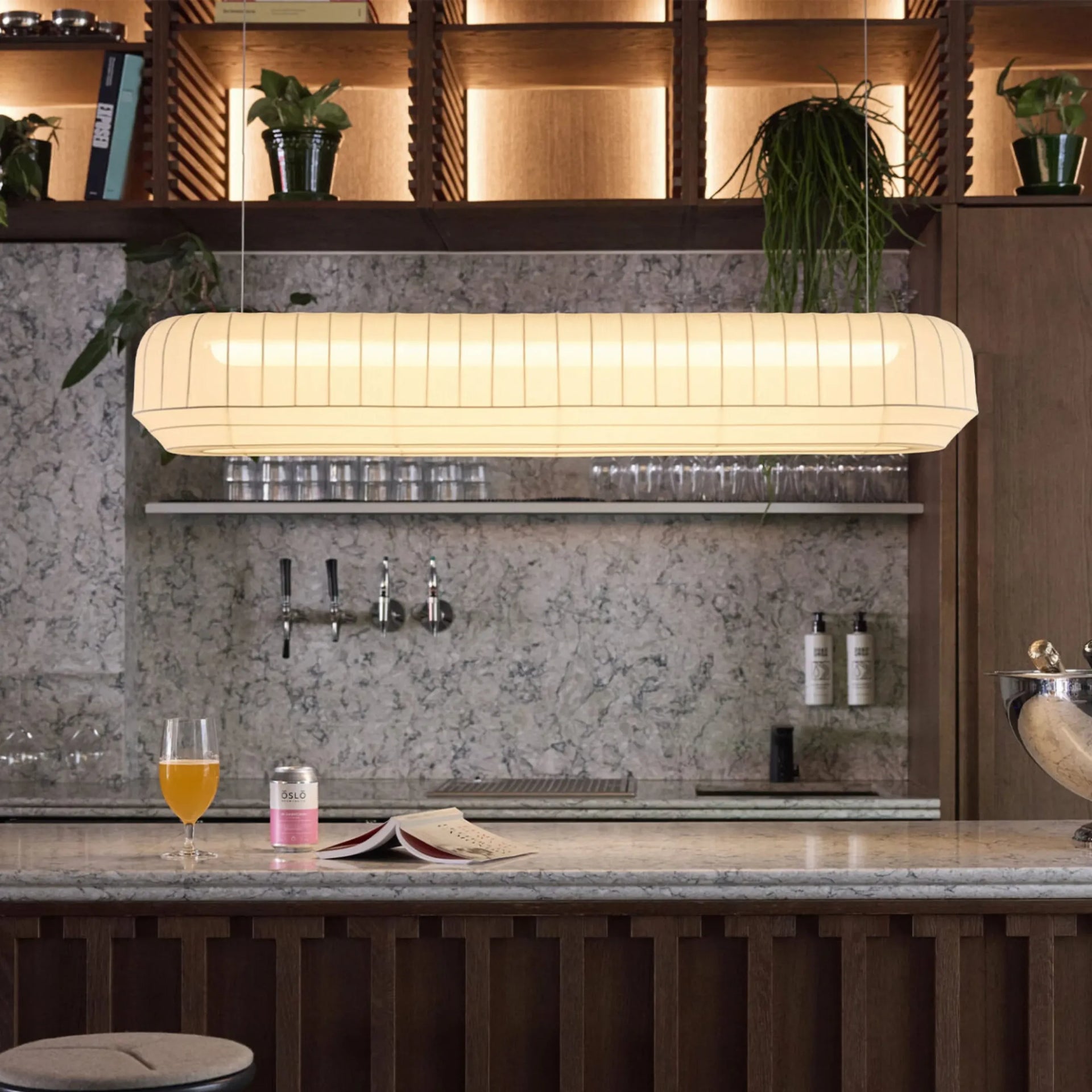 Tradition Linear Pendant Light - Off White