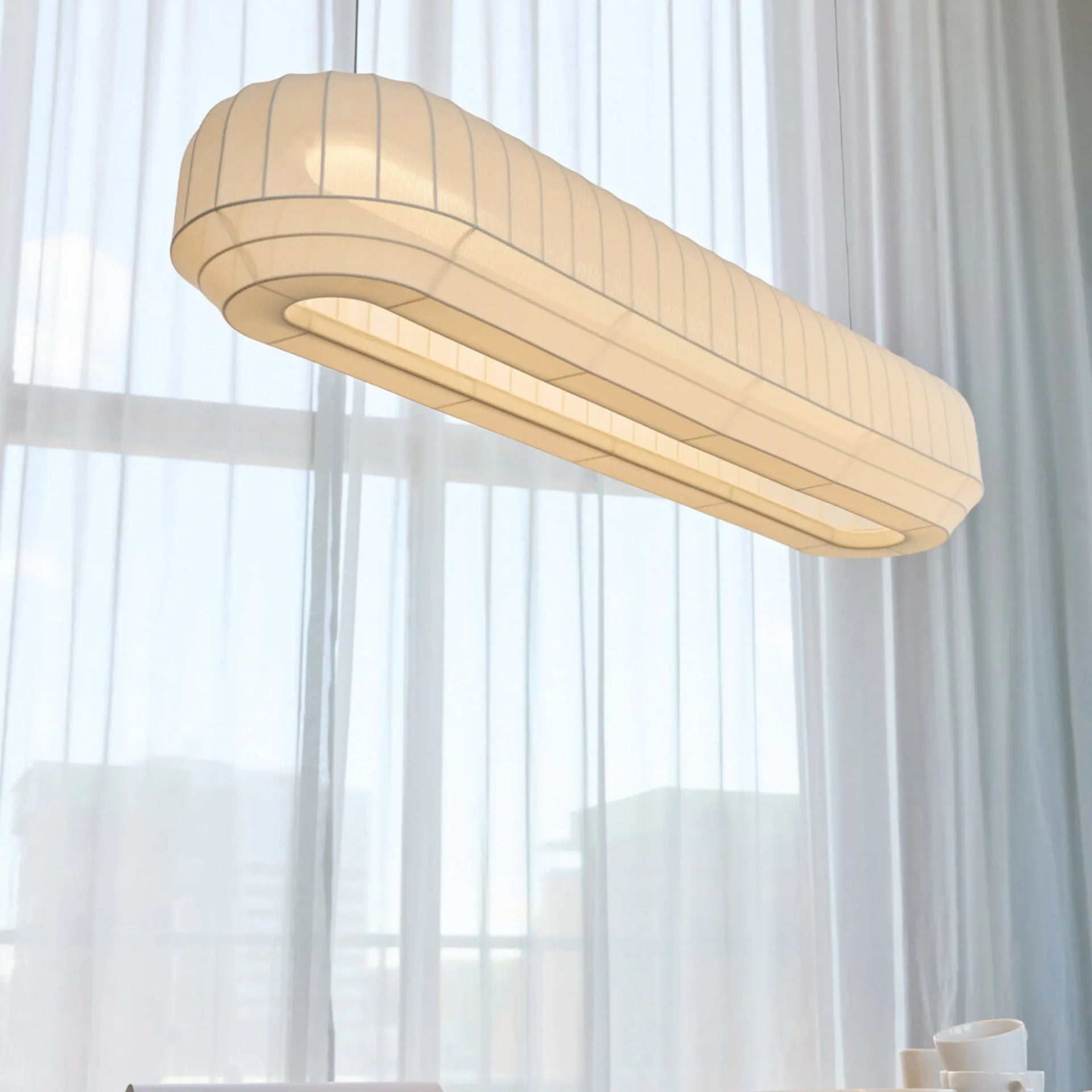 Tradition Linear Pendant Light - Off White