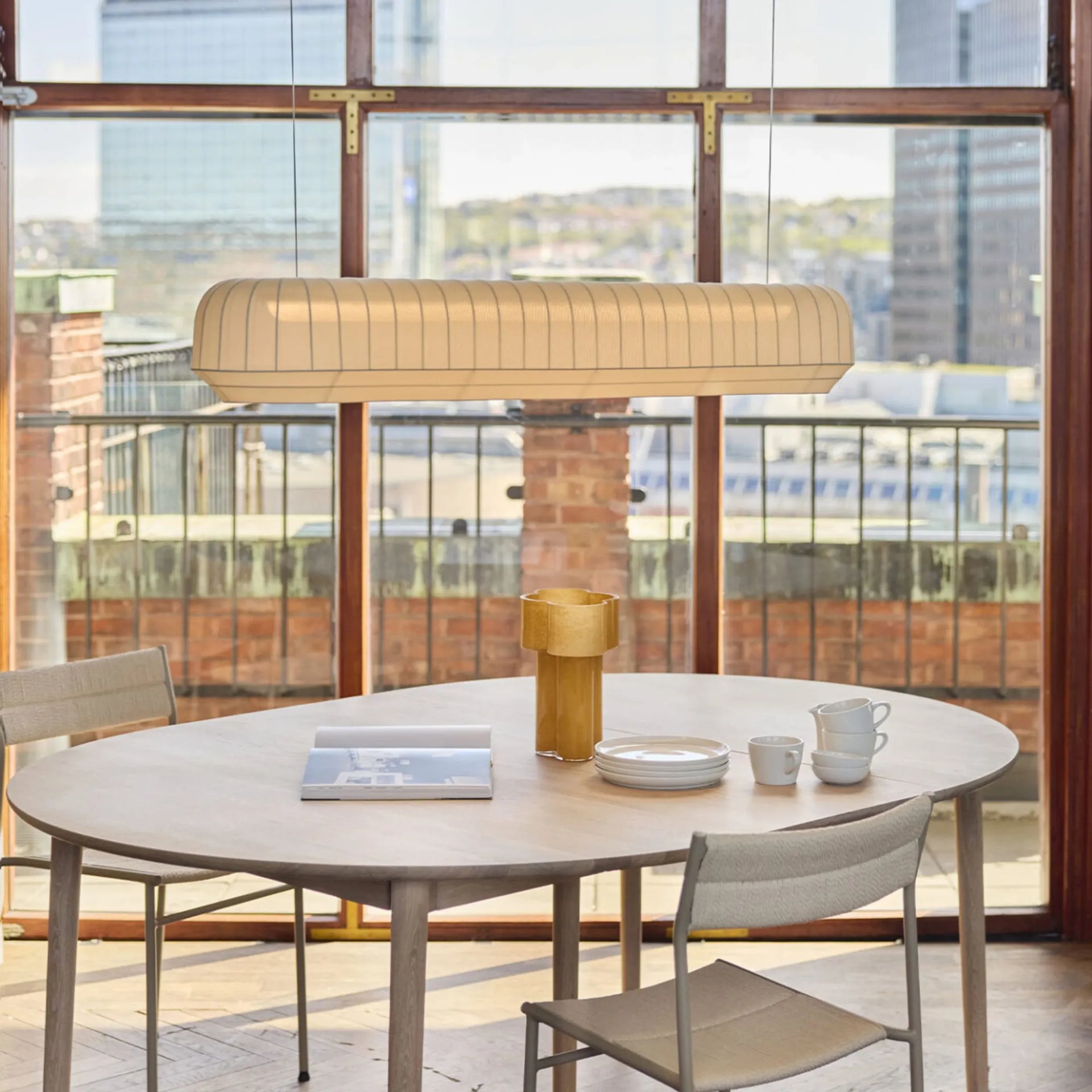 Tradition Linear Pendant Light - Off White