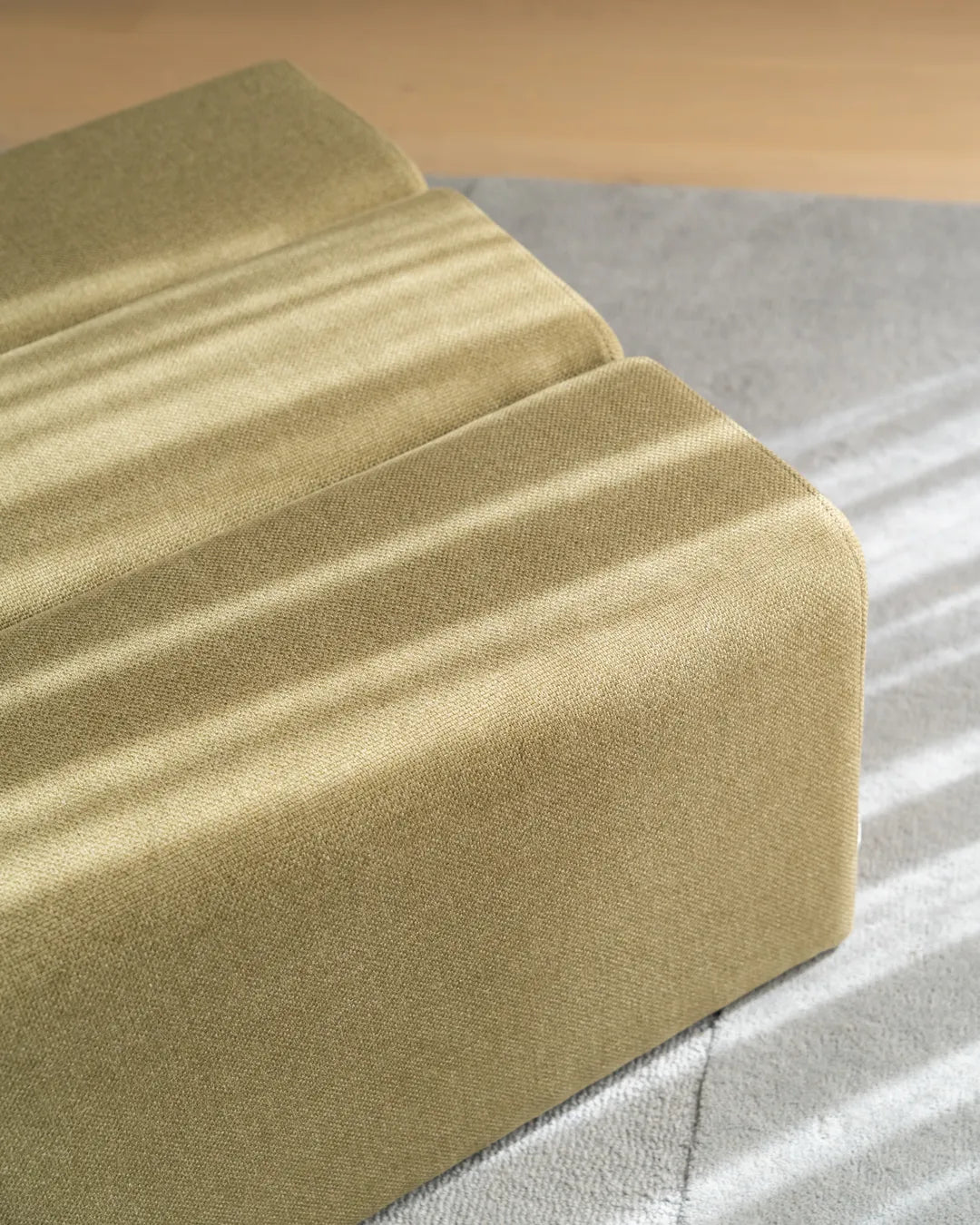 Niche Ottoman Large - Fossil Eucalyptus