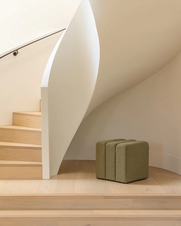 Niche Ottoman Small - Fossil Eucalyptus