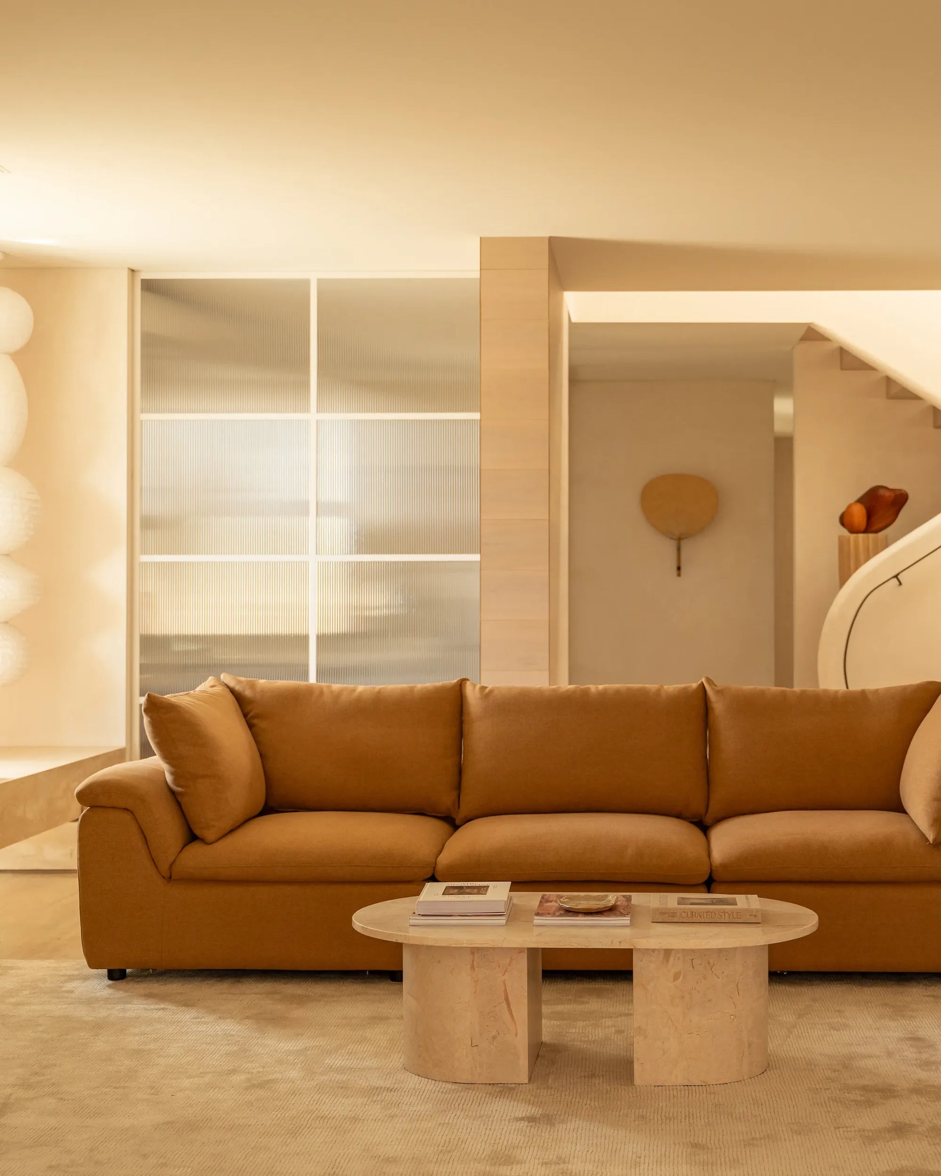 Melt 4 Seater Sofa - Fossil Fawn