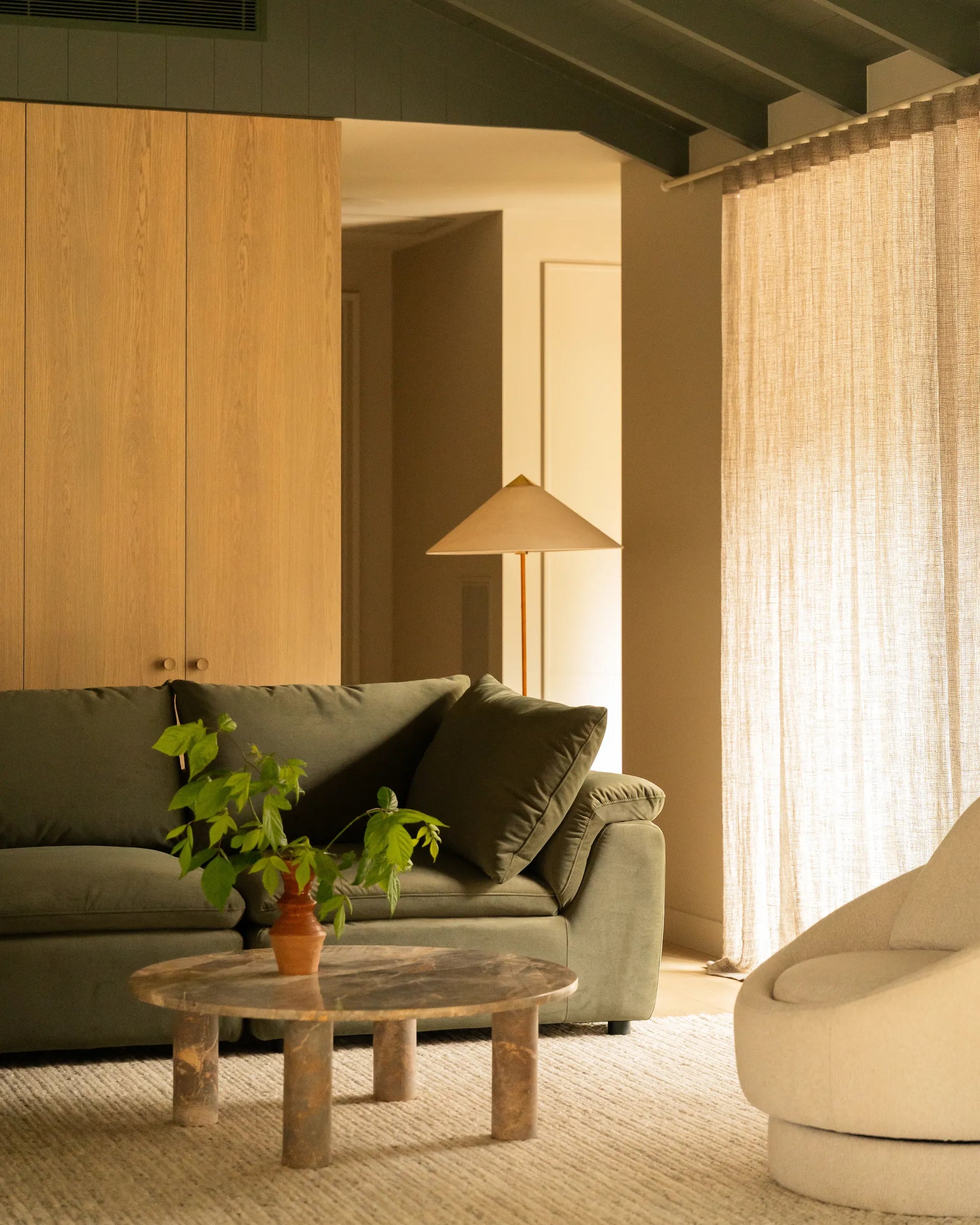 Sector Coffee Table - Earth Marble