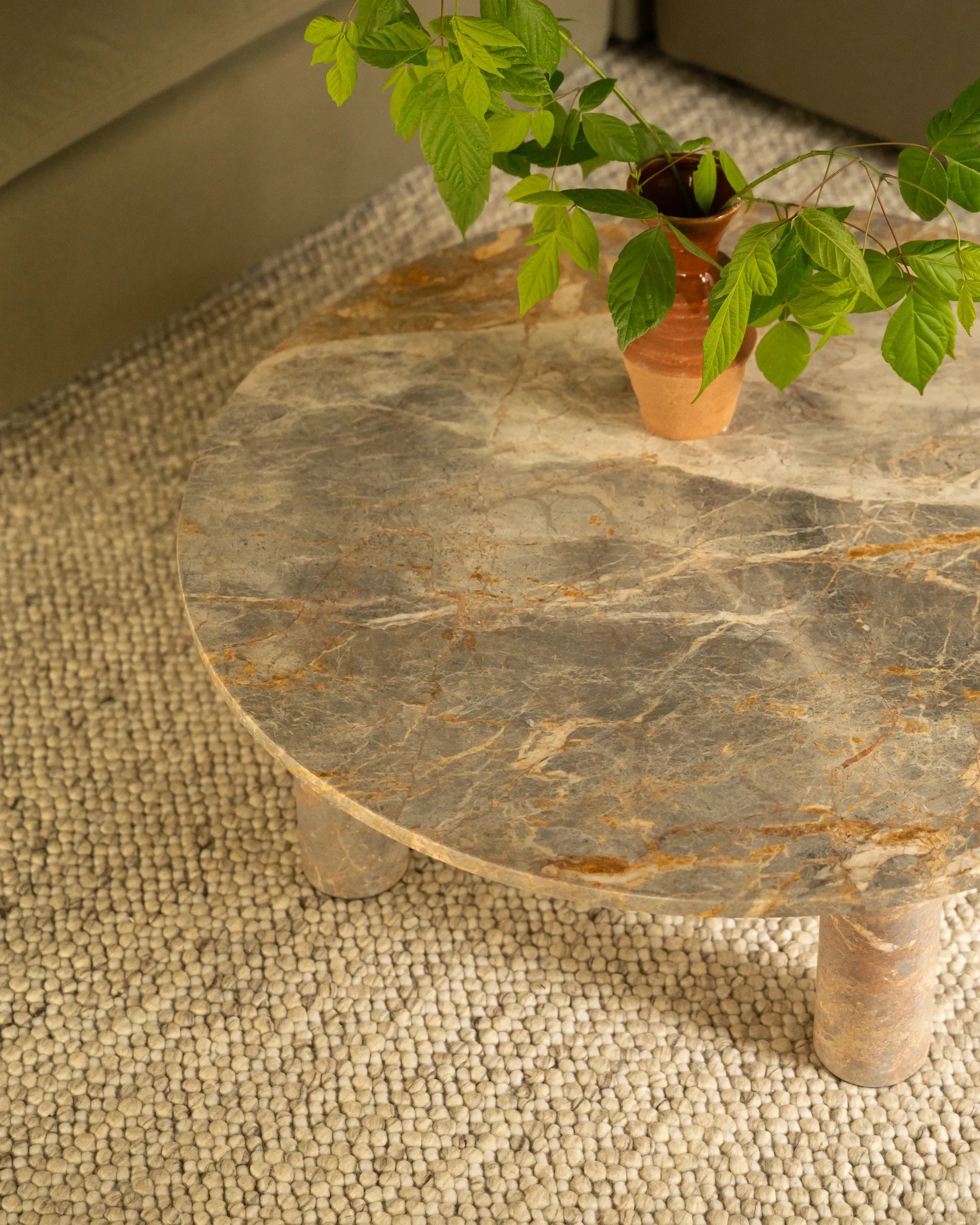 Sector Coffee Table - Earth Marble