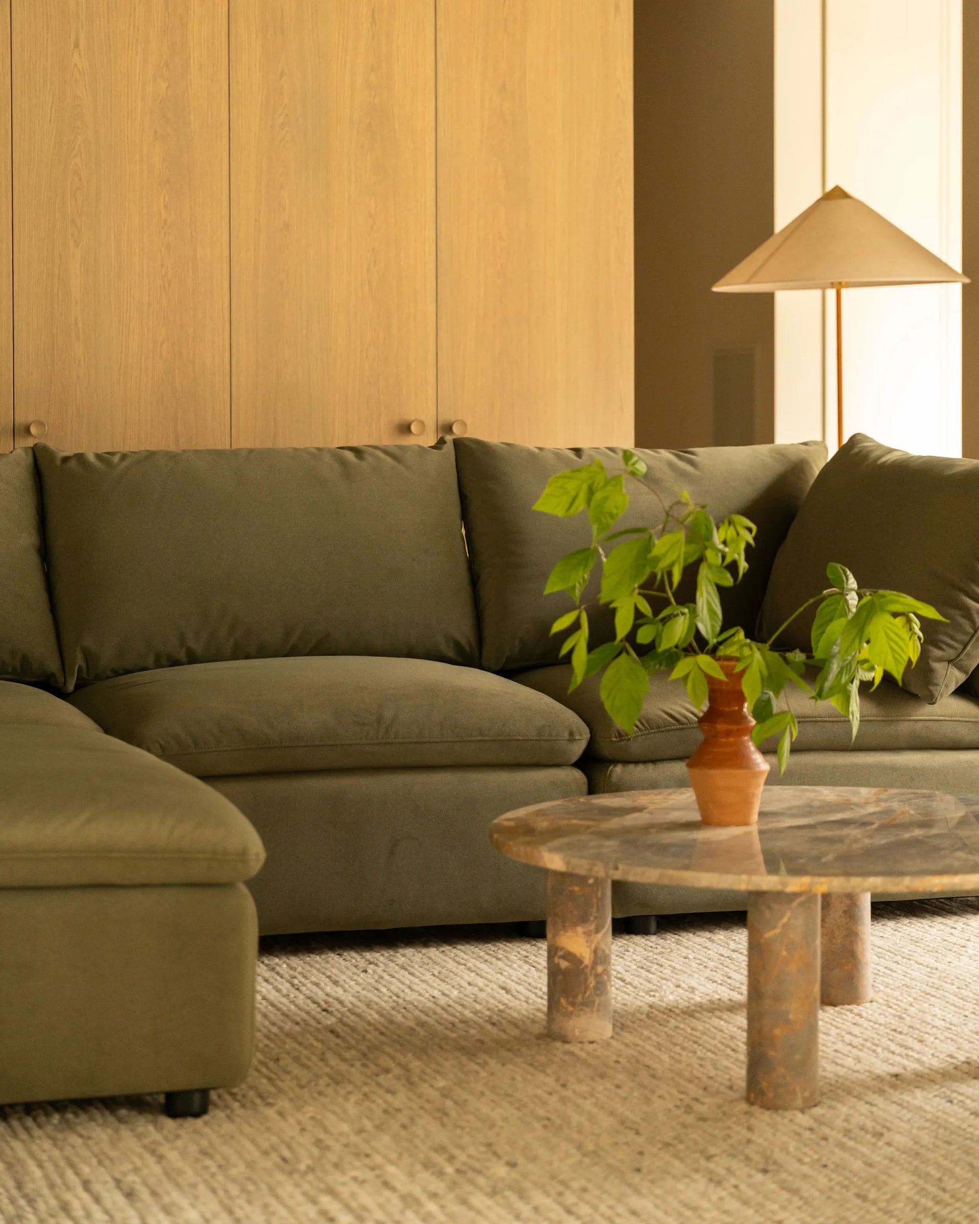 Sector Coffee Table - Earth Marble