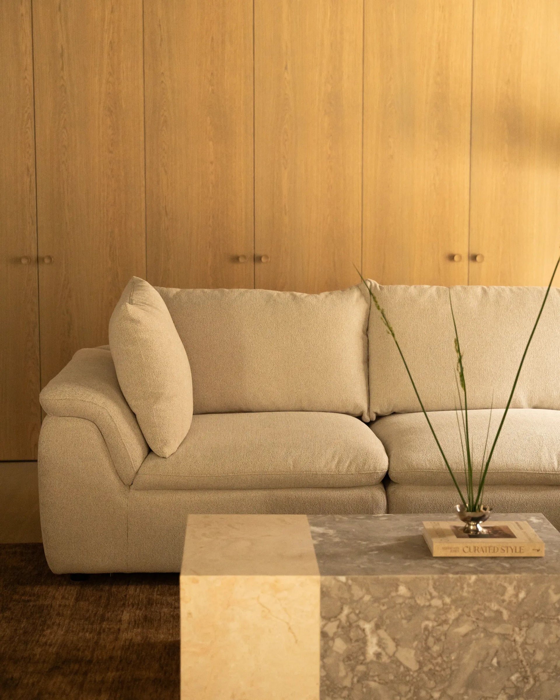 Melt 4 Seater Sofa - Tate Biscotti
