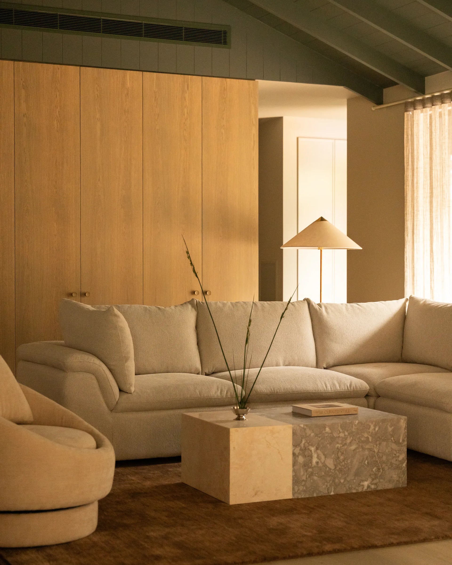 Melt Corner Sofa Module - Tate Biscotti