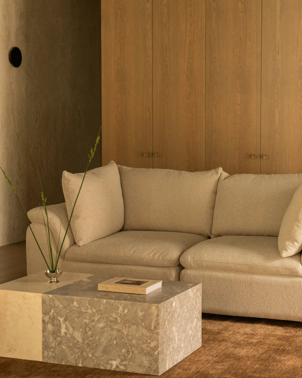 Melt 3 Seater Sofa - Tate Biscotti