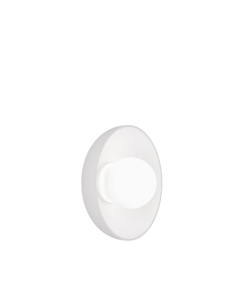 Orb Artisan Wall Light - White / Small
