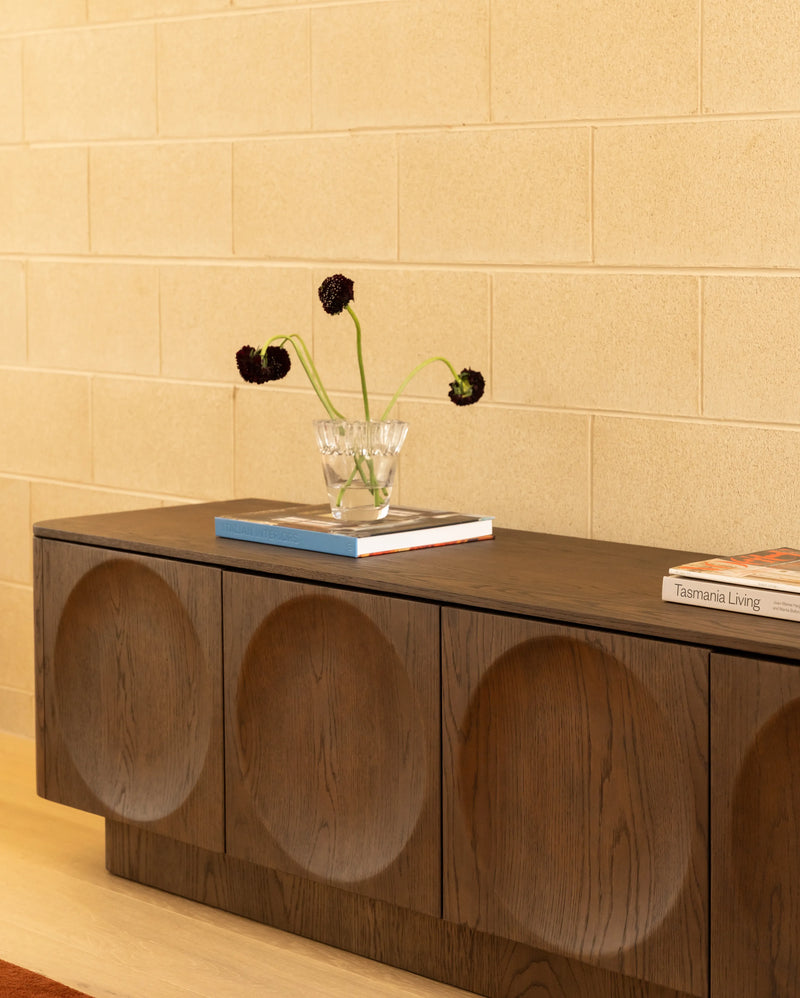 Orbit Entertainment Unit 180cm - Earthen Oak