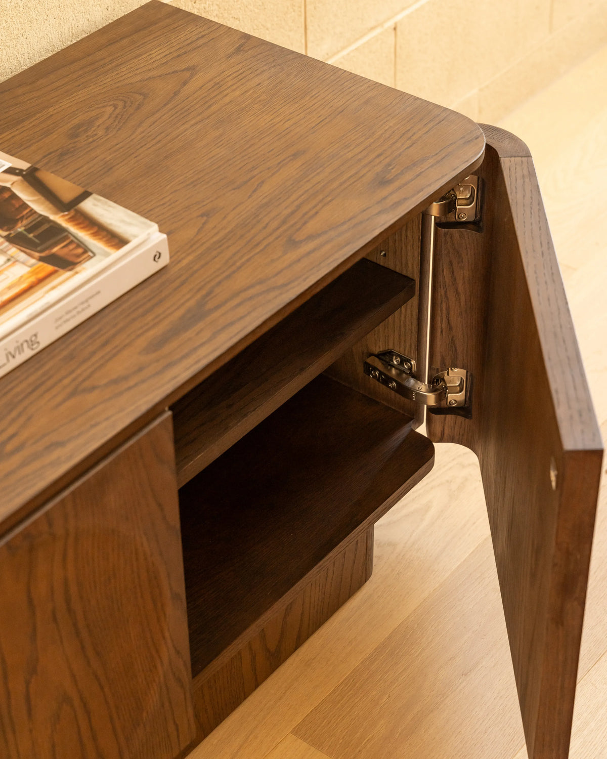 Orbit Entertainment Unit 180cm - Earthen Oak