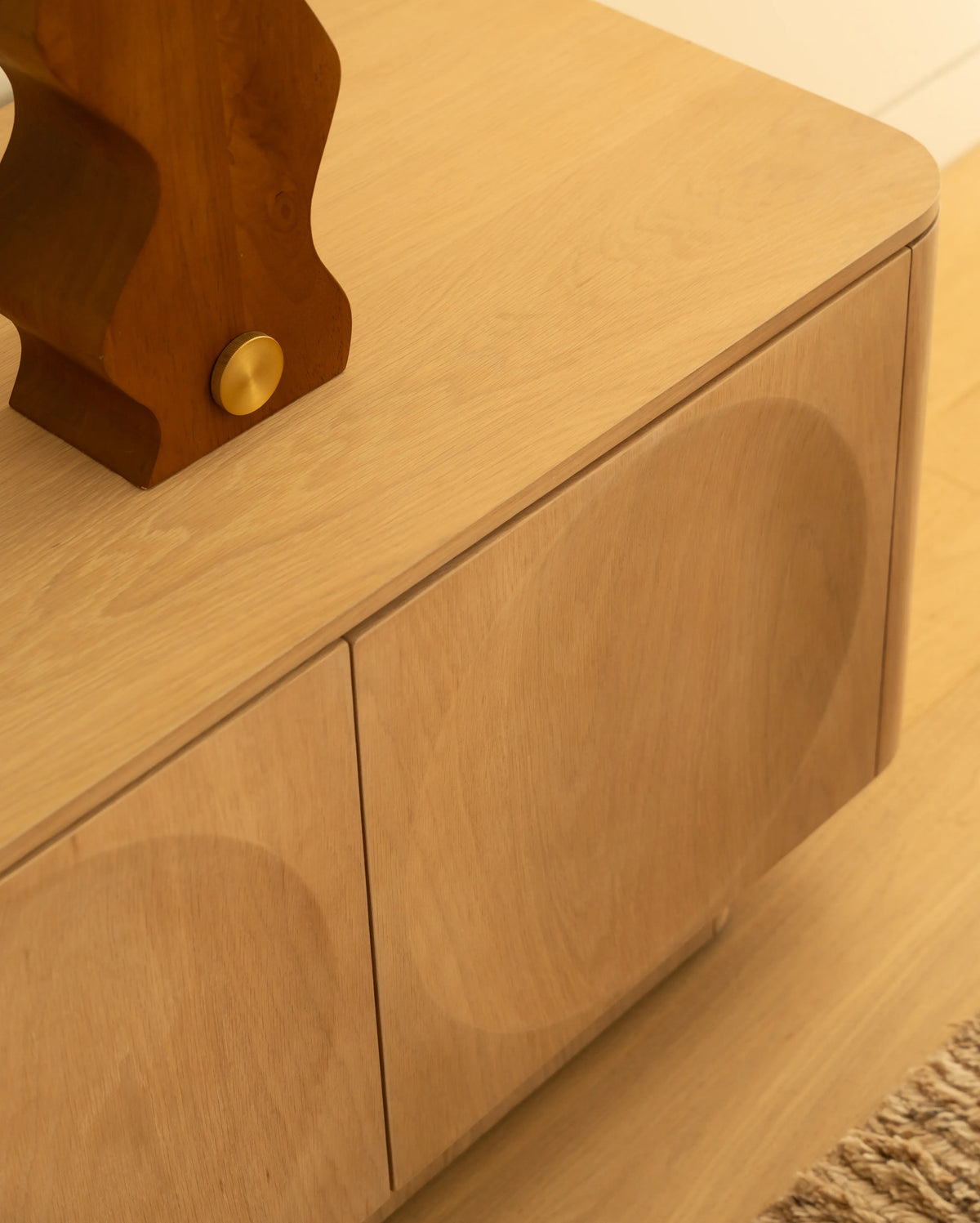 Orbit Entertainment Unit 180cm - Light Oak