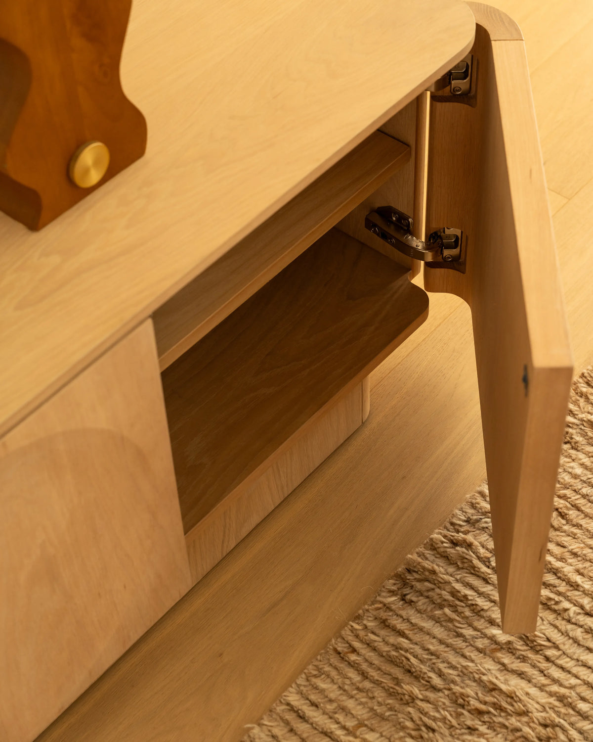 Orbit Entertainment Unit 180cm - Light Oak