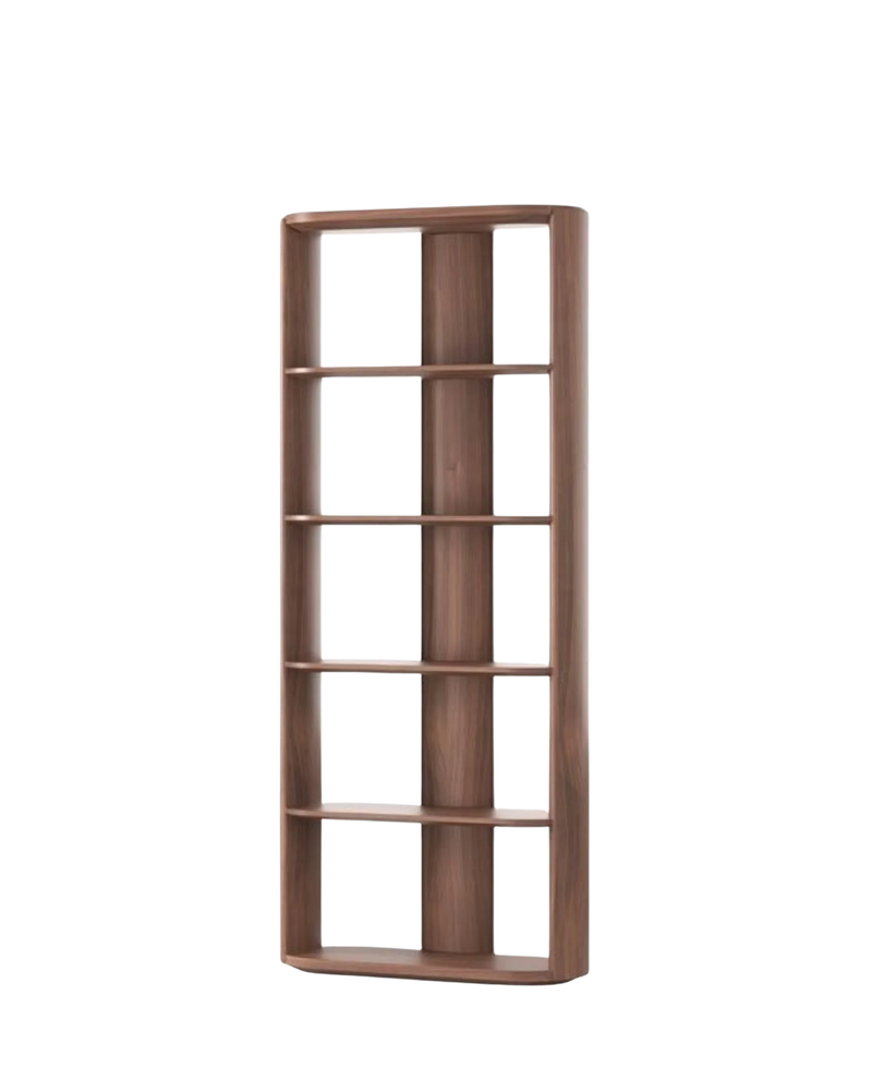 Otto Bookcase 85cm - Walnut Natural