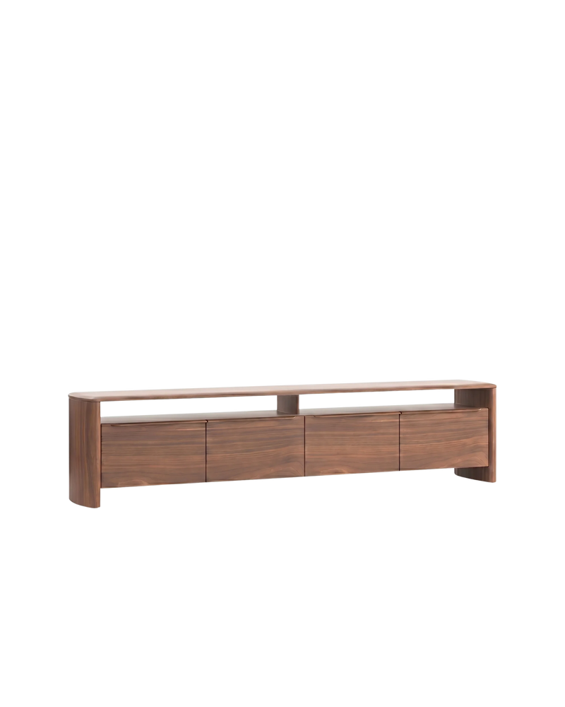 Otto Entertainment Unit 240cm - Walnut Natural