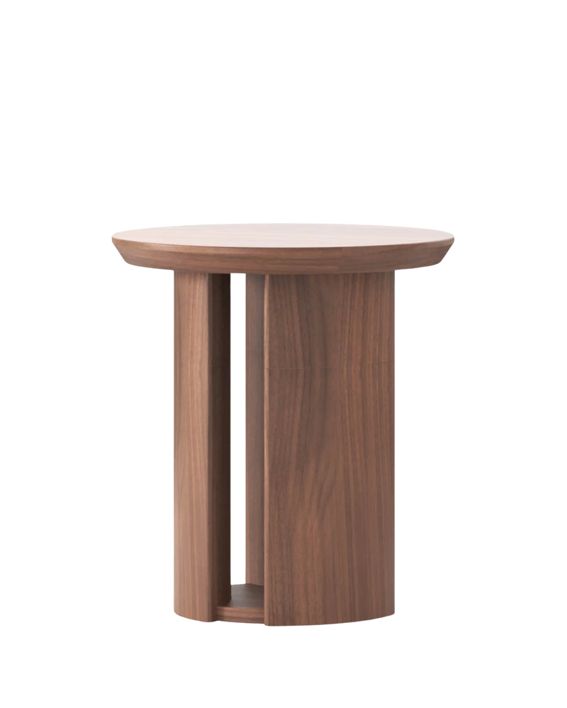 Otto Side Table 50cm - Walnut Natural