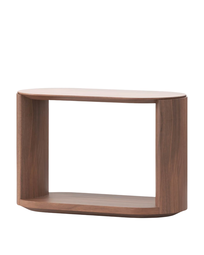 Otto Side Table 68cm - Walnut Natural