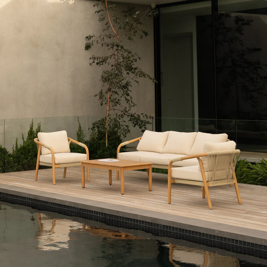 Burnett Outdoor Coffee Table - Eucalyptus