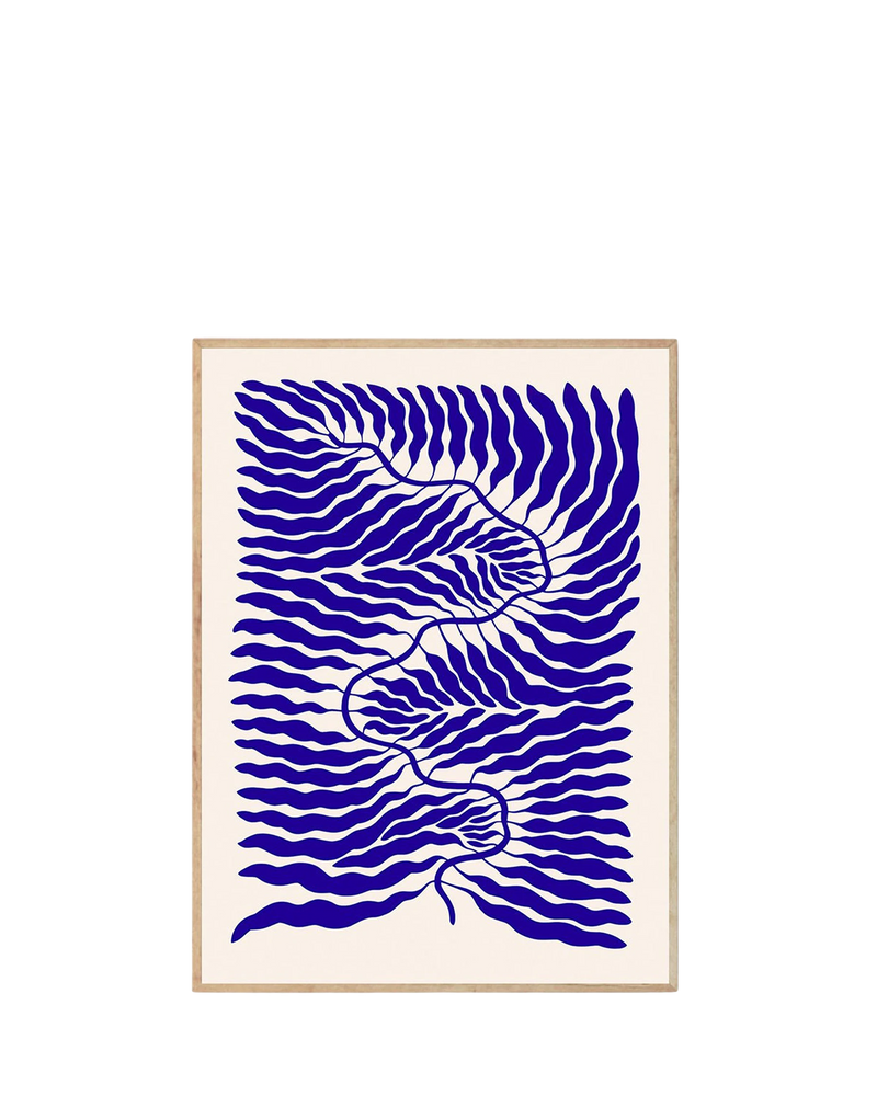 Little Blue Print 30Cm x 40Cm