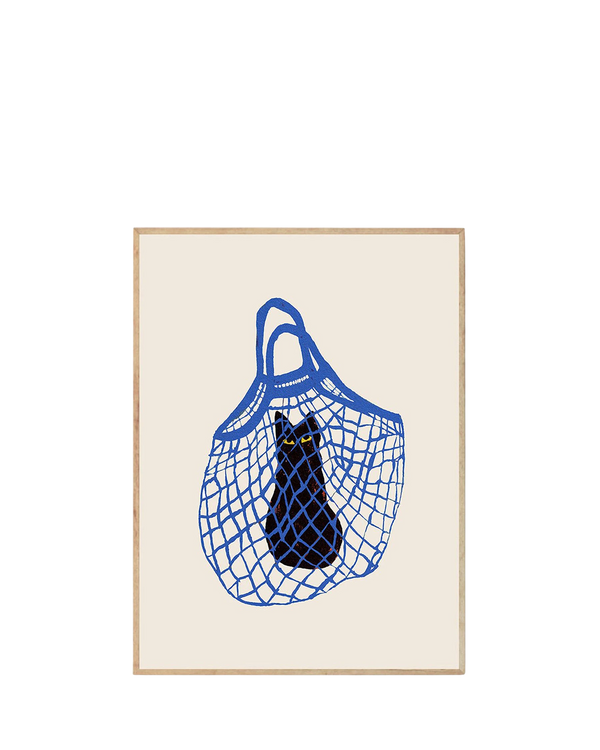 The Cat'S In The Bag Print 40Cm x 50Cm