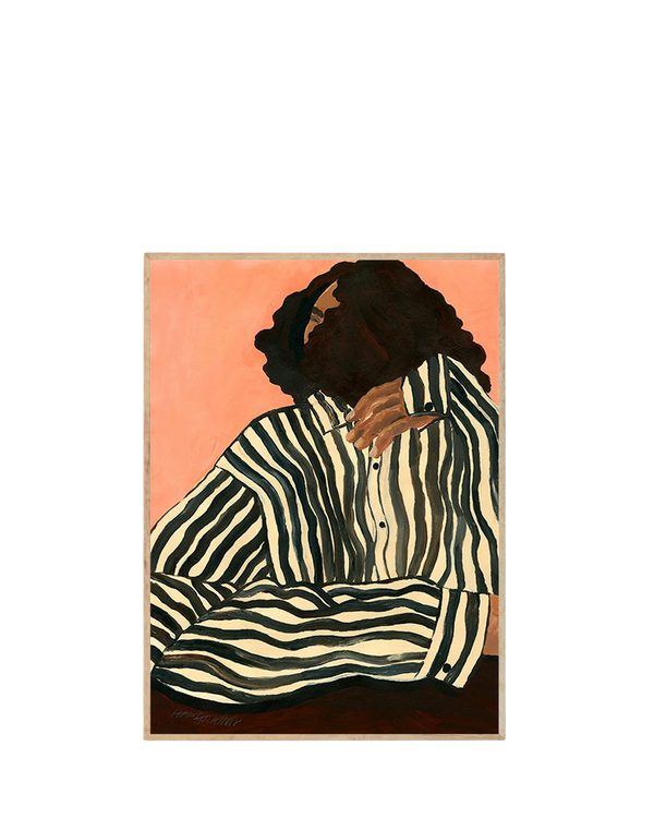 Serene Stripes Print 30Cm x 40Cm