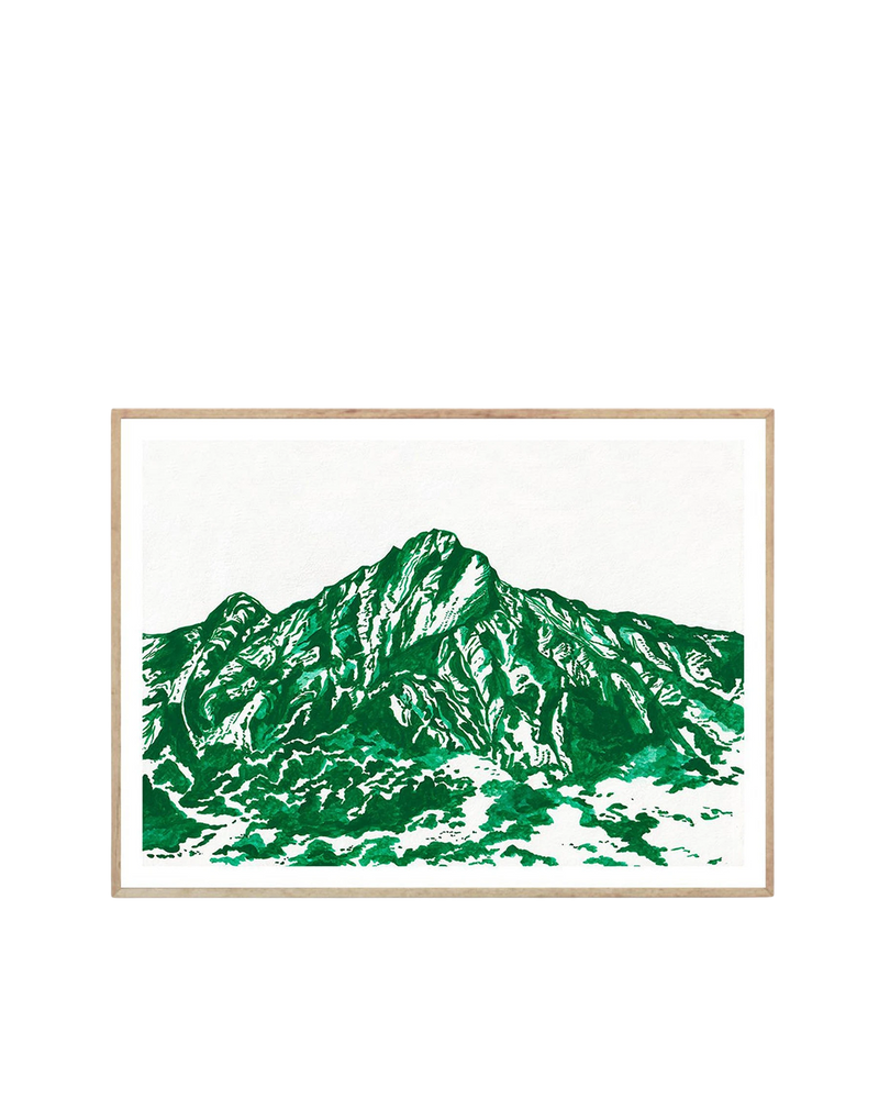 Mount Jade Print 30Cm x 40Cm