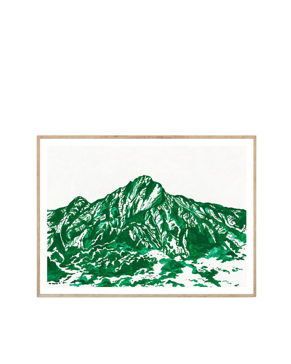 Mount Jade Print 50Cm x 70Cm