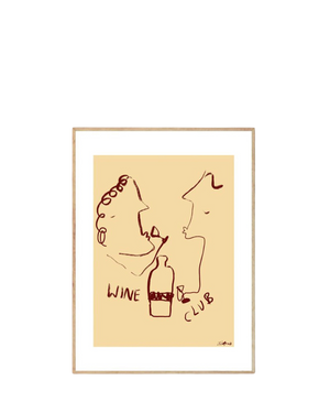 Wine Club Print 30cm x 40cm