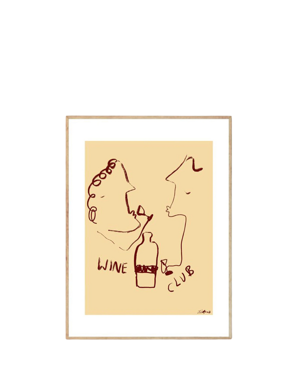 Wine Club Print 50cm x 70cm
