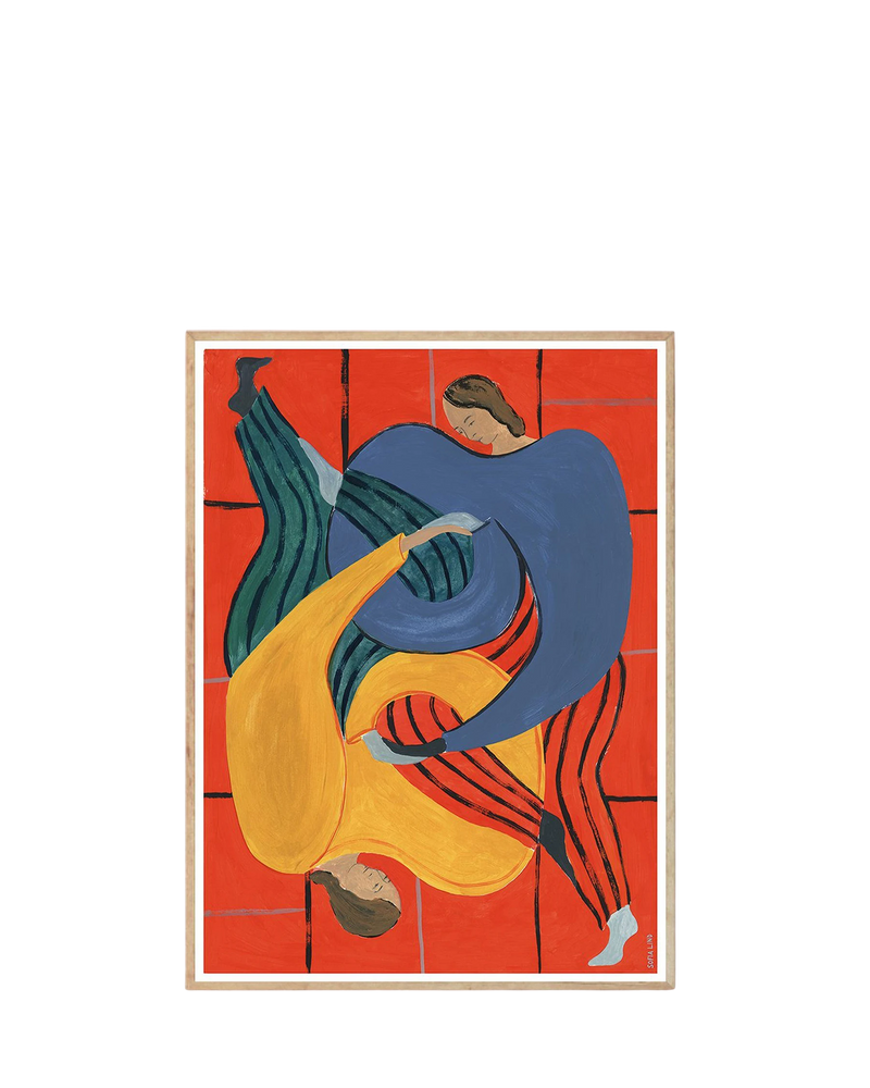 Hold You – Red Print 70Cm x 100Cm
