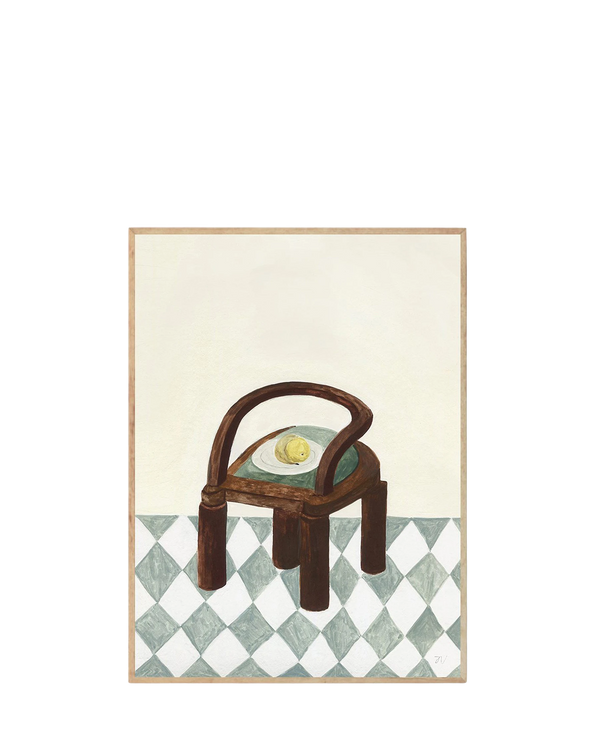Chair with Fruit Print 70Cm x 100Cm