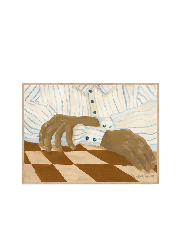 Light Stripes Print 50Cm x 70Cm